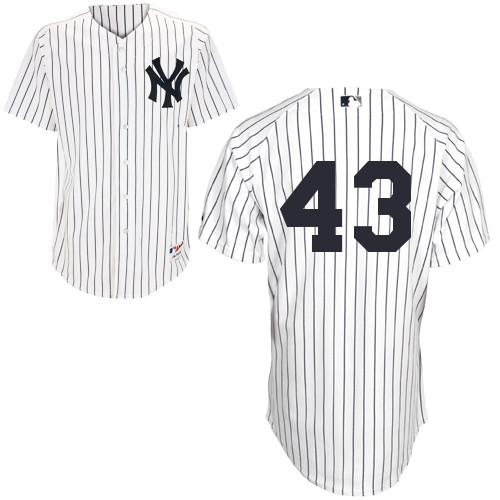 Adam Warren #43 MLB Jersey-New York Yankees Men's Authentic Home White Baseball Jersey